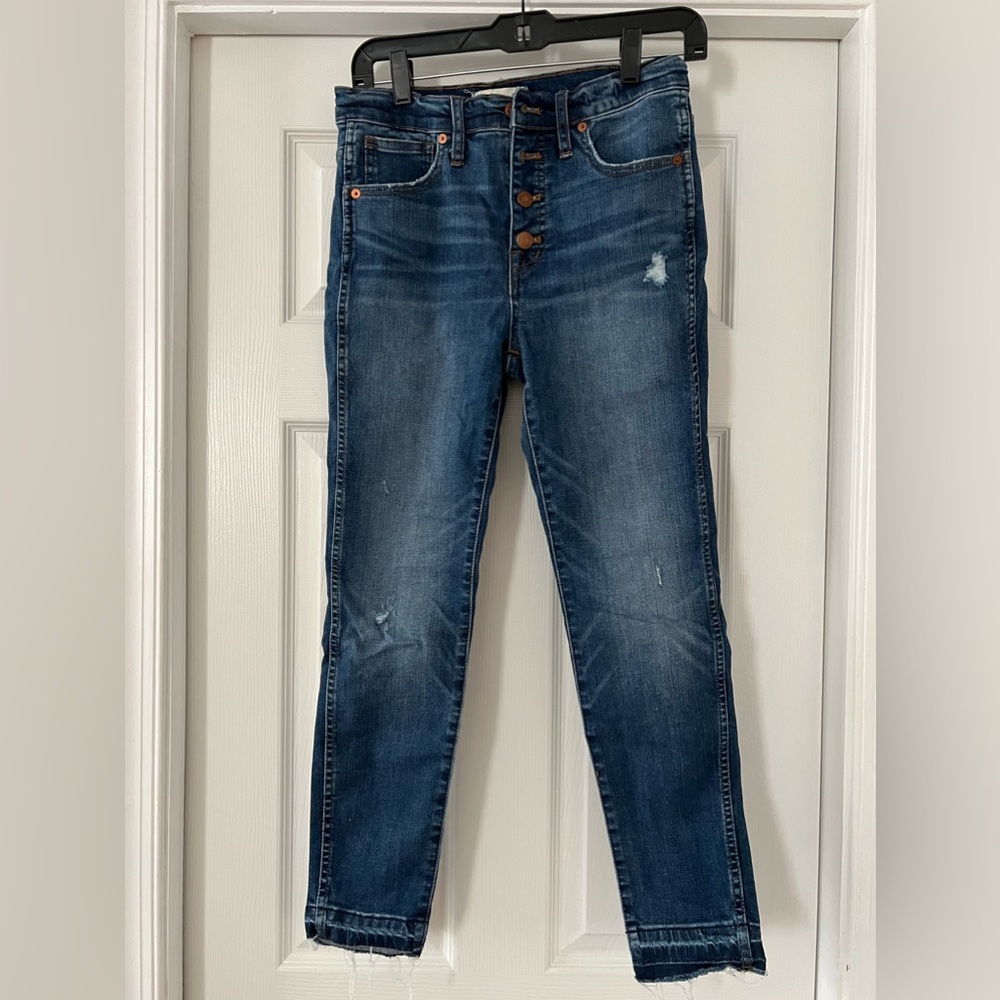 Madewell high rise 10" skinny Jean